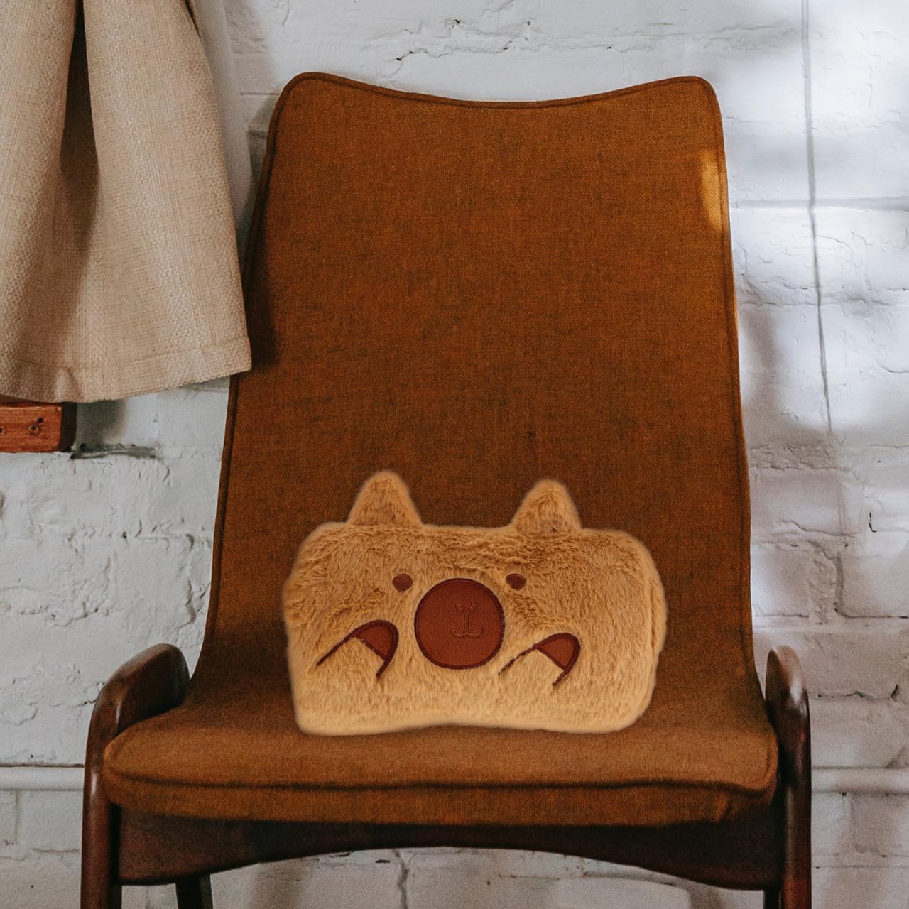 BESTYASH Fluffy Winter Hand Warmer Muff Soft Portable Hand Muff Sleeve Comfortable Warmer Pillow for Students Office Use