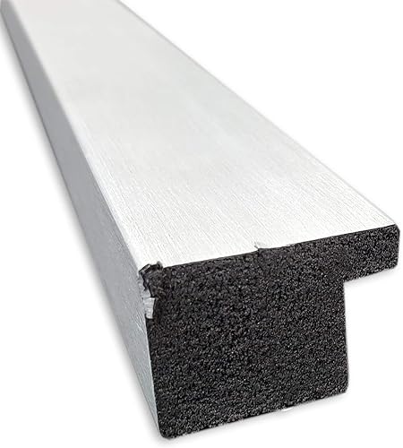 Miniatura 2 de Amanti Art Custom Mirror, Grace Brushed Nickel Narrow Bathroom Mirror, Wall Mirror or Bathroom Vanity Mirror Over Sink (22 x 28 in.) Non-Beveled