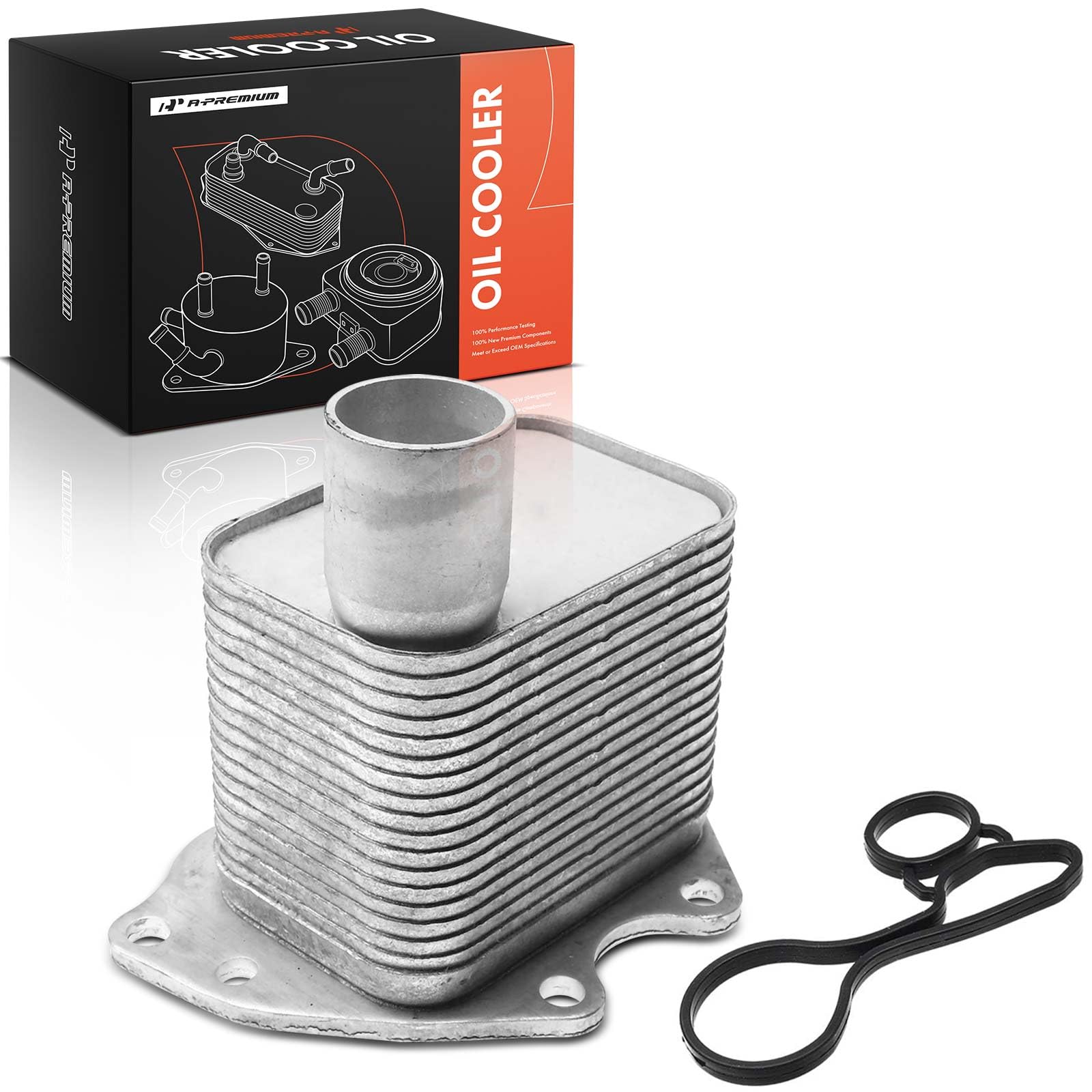 A-Premium Engine Oil Cooler Compatible with Buick Encore 2013-2016 Chevrolet Cruze 2011-2015 Cruze Limited Sonic 2012-2016 Trax 2015-2016