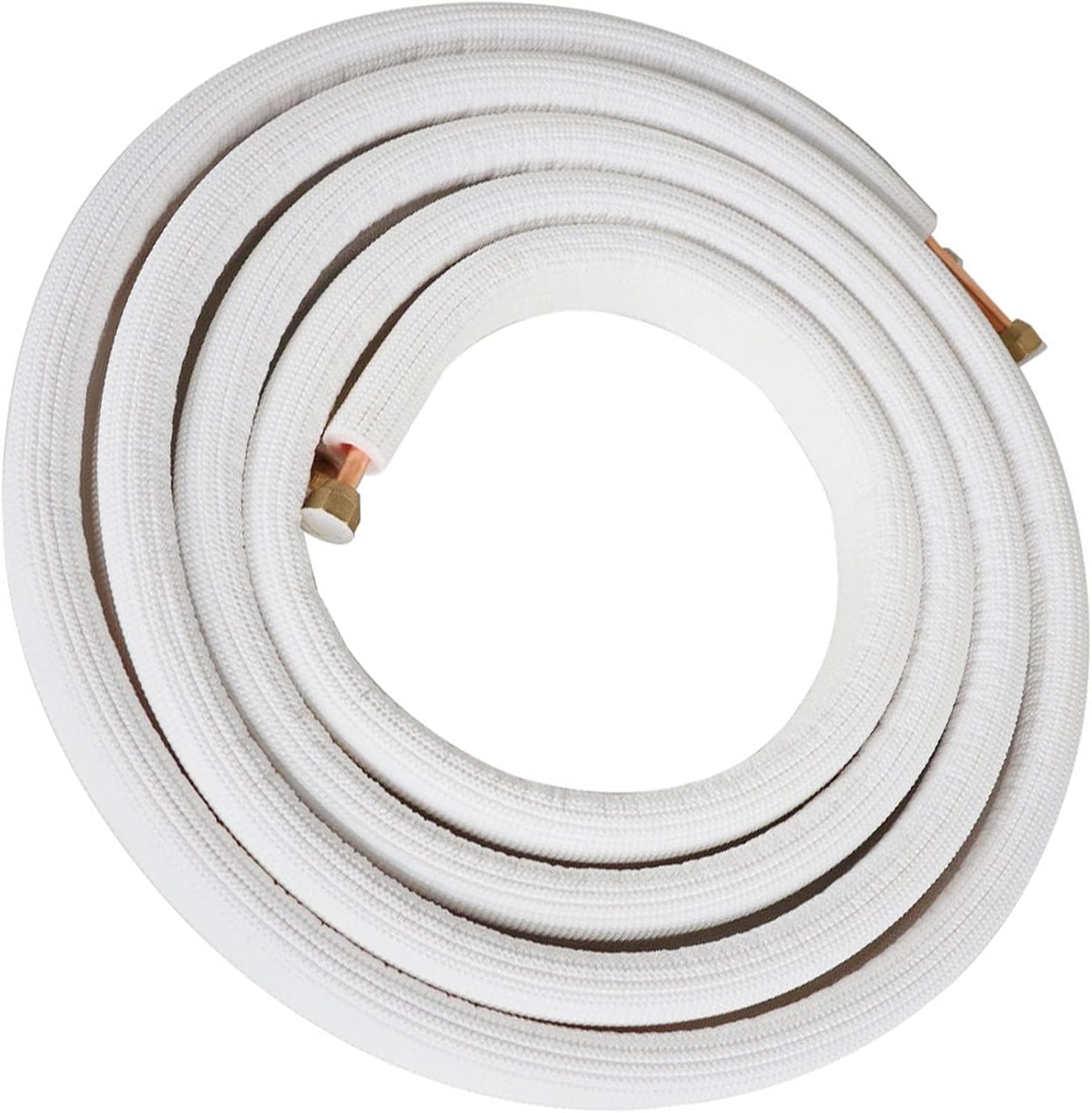 kimllier 16FT 5/8 Inch & 3/8 Inch Air Conditioning Copper Tubing Hose Extension Insulated Copper Hoses Fit for Mini Split Air Conditioner