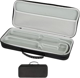 Dokeno Aufbewahrungstasche Kompatibel mit Dyson Airstrait HT01, wasserdichte Tragetasche für Haarglätter, Hartschalen-Reisetasche, Schutztasche für Haartrockner und Glätteisen, Reise-Zubehör