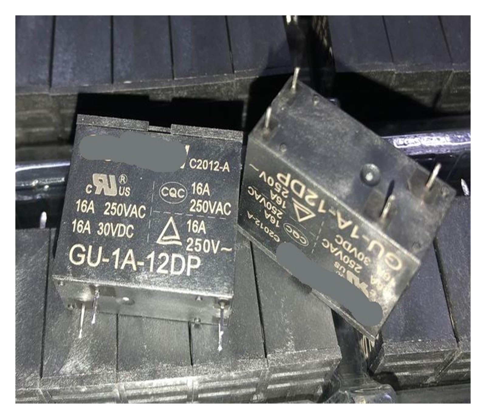 Relais GU-1A-12DP haute performance 16A pour commutation 12V stable