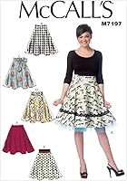 Vista 1 de McCall's Patterns M7197 Plantilla de costura para faldas de señoritas, A5 (6-8-10-12-14)