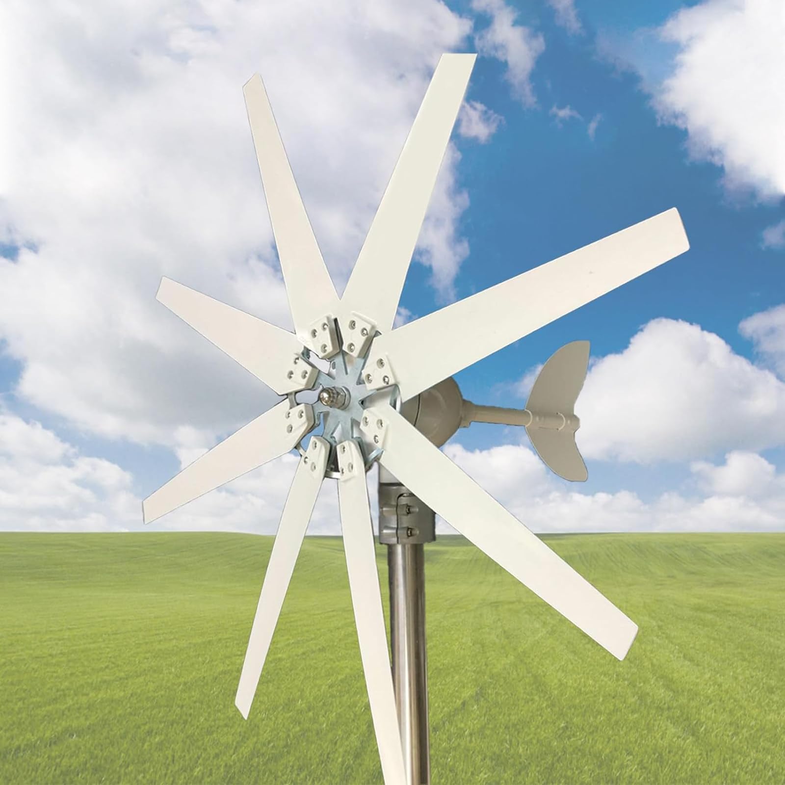 Éolienne verticale 16 000 W pour alimenter votre chalet isolé et sécuriser votre électricité