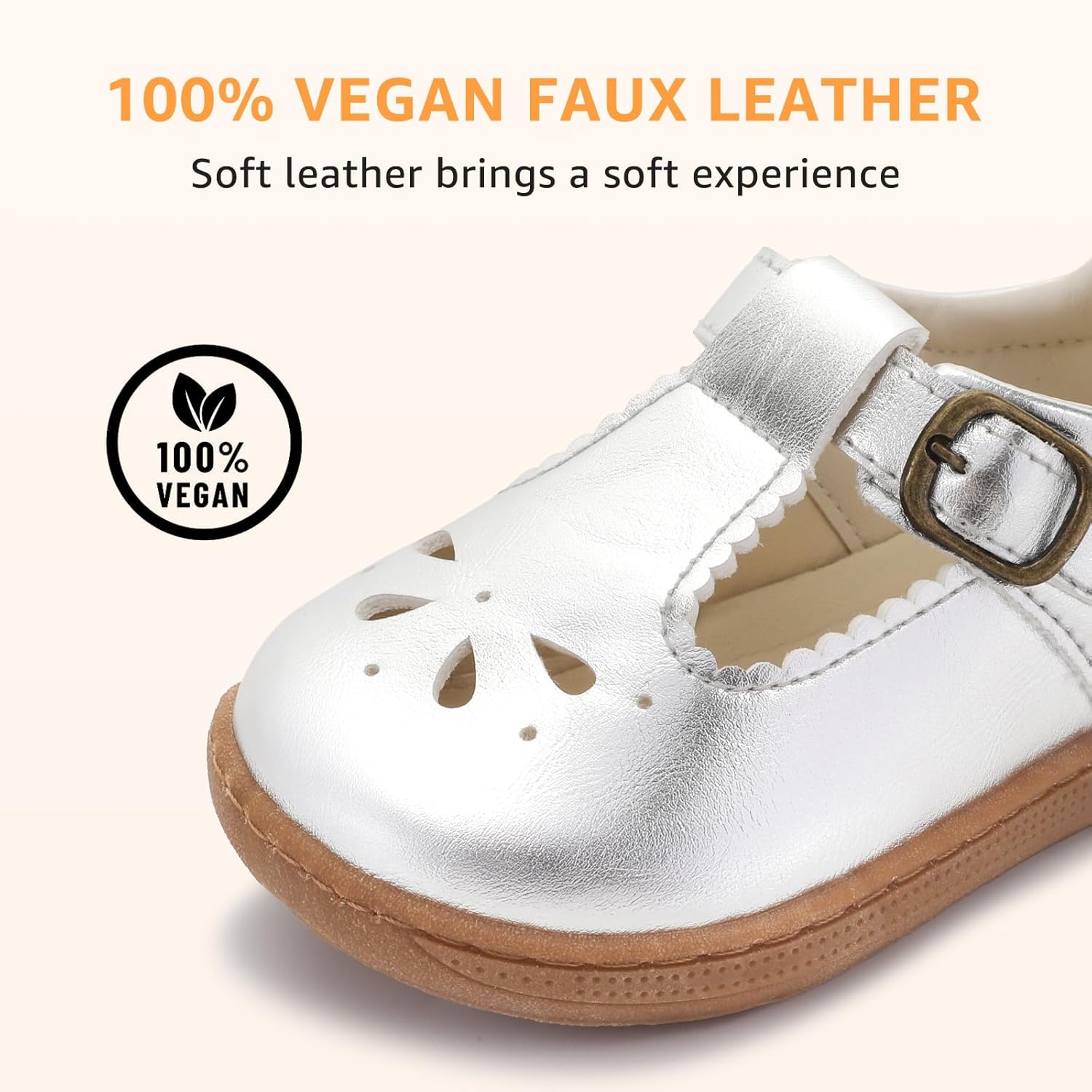 Toddler Girl Mary Jane Dress Shoes Wide Ballet Flats for Girls Party School Shoe - Image 9