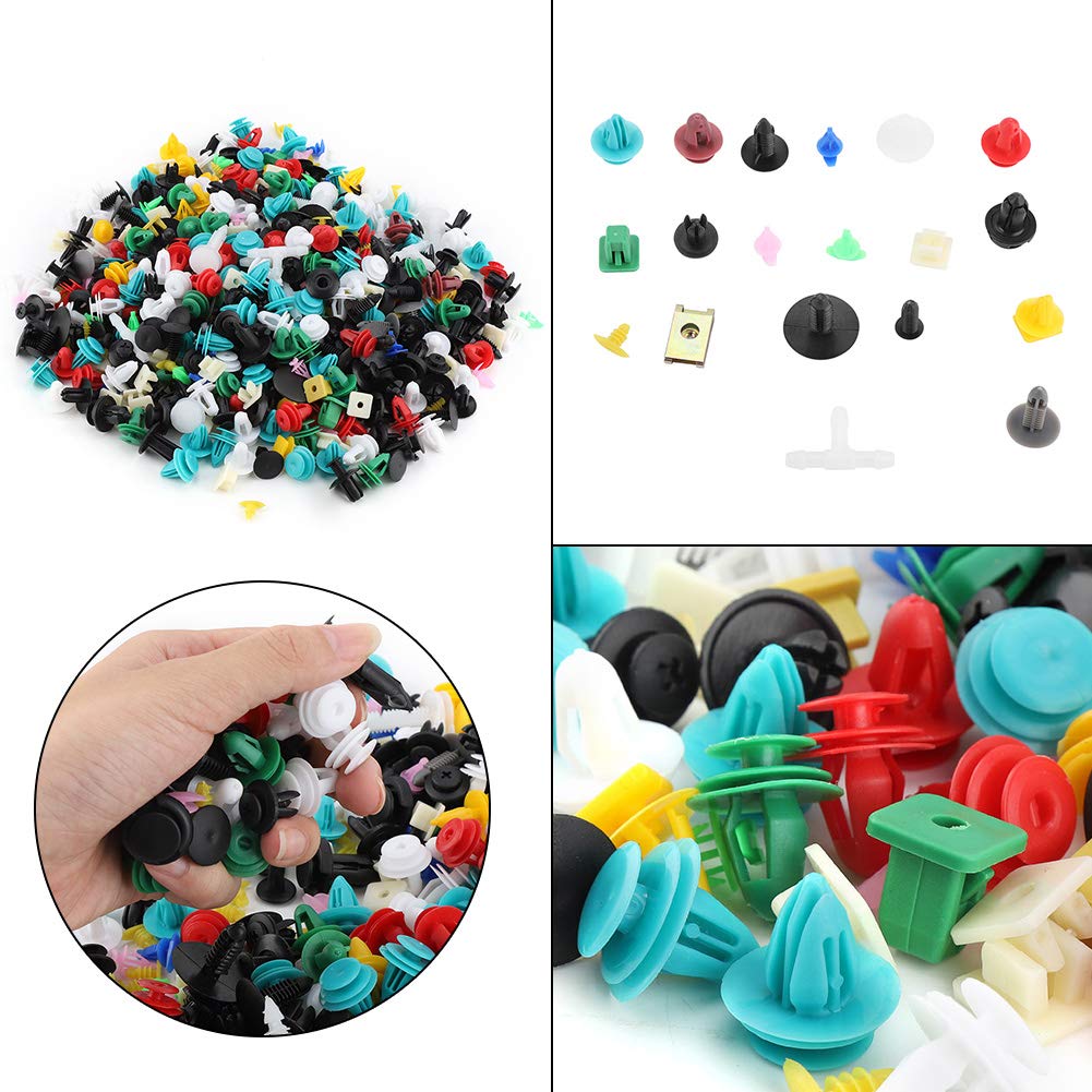 最安価格 Qilejvs 10 ピース 8 ミリ メートル 穴黒い プラスチック リベット 車 ドアプッシュクリップ用トヨタ Fucoa Cl