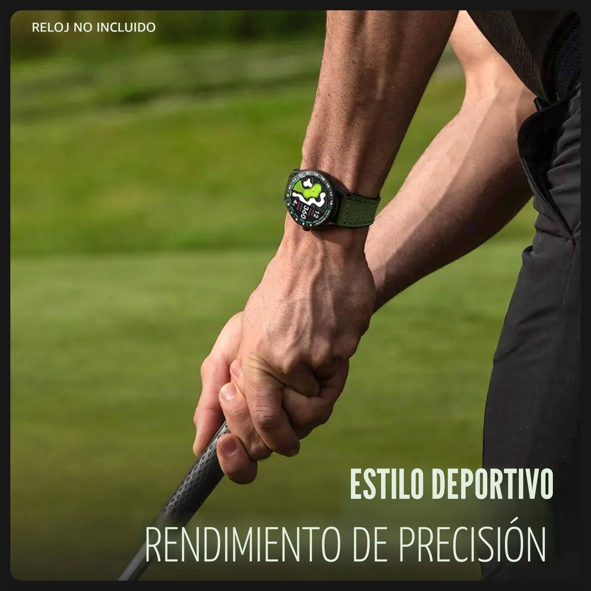 Alpine Cordura - Correa de repuesto de liberación rápida para reloj, correa de tela y cuero con forro trasero resistente al agua, para mujeres y hombres, compatible con correas de reloj analógicos e