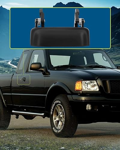 Miniatura 7 de LUJUNTEC Manijas de puerta exteriores, manijas de puerta delantera del conductor izquierdo del pasajero lado derecho, repuesto para Ford 1998-2011