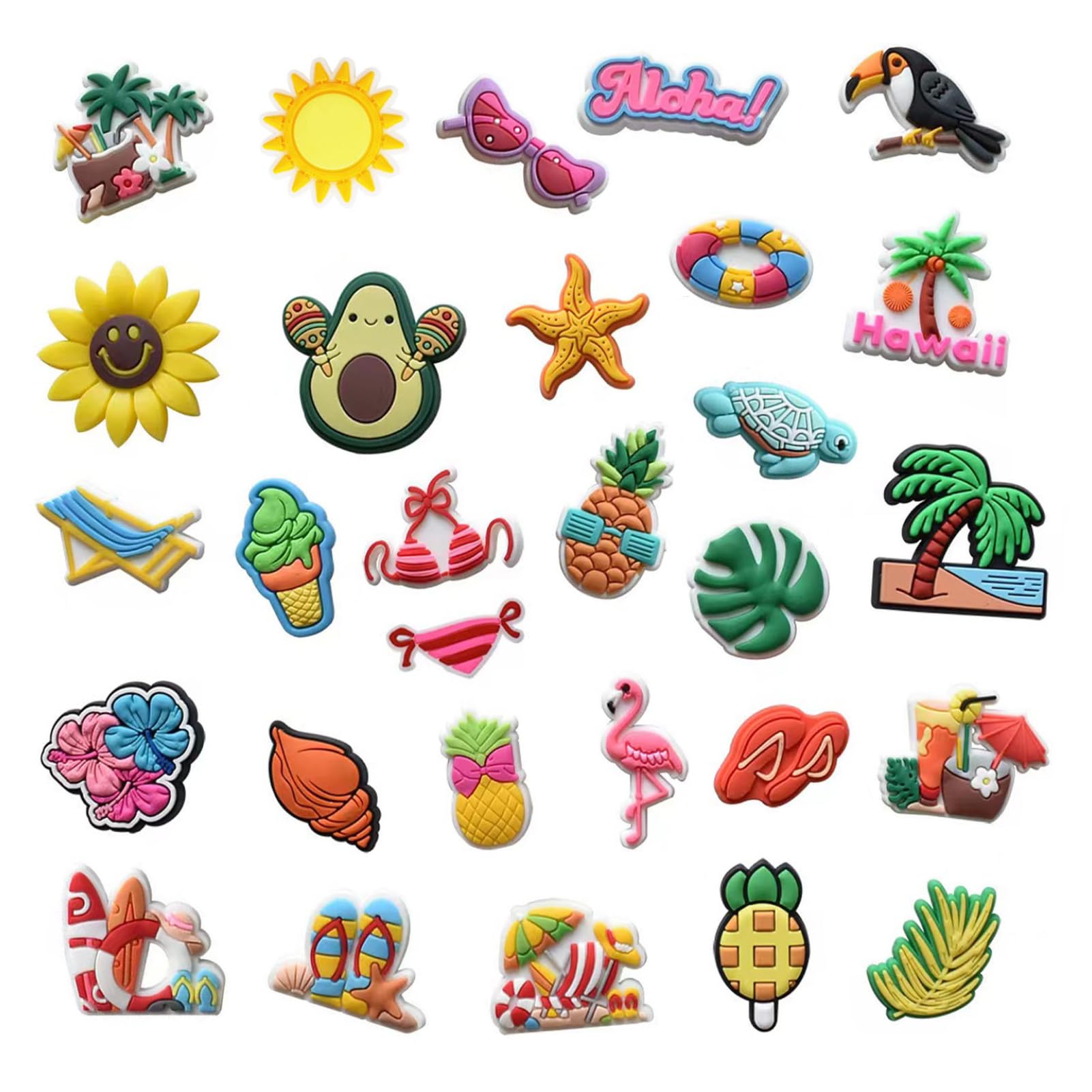37pcs Zapatos Charm Pins Adornos Para Croc Shoe Charm Accesorios Diy — view 6