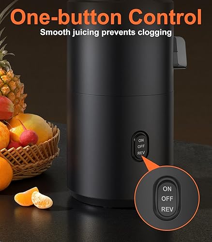 Miniatura 6 de Exprimidor de prensa en frío, tecnología de doble prensado, máquinas exprimidoras de masticación lenta, canal de alimentación de 5 pulgadas, alto