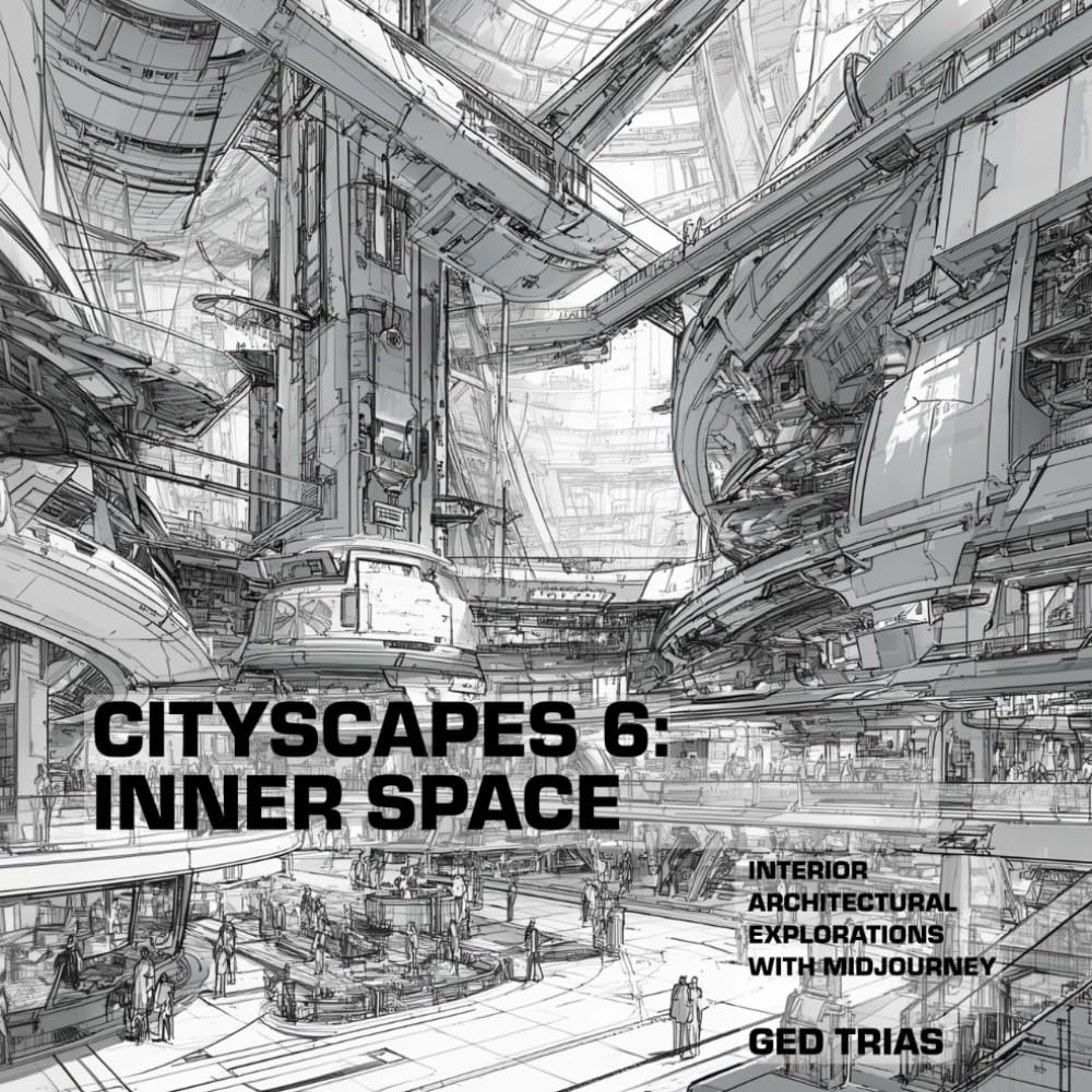 CITYSCAPES 6: INNER SPACE: ARCHITECTURAL INTERIOR INVESTIGATIONS WITH MIDJOURNEY