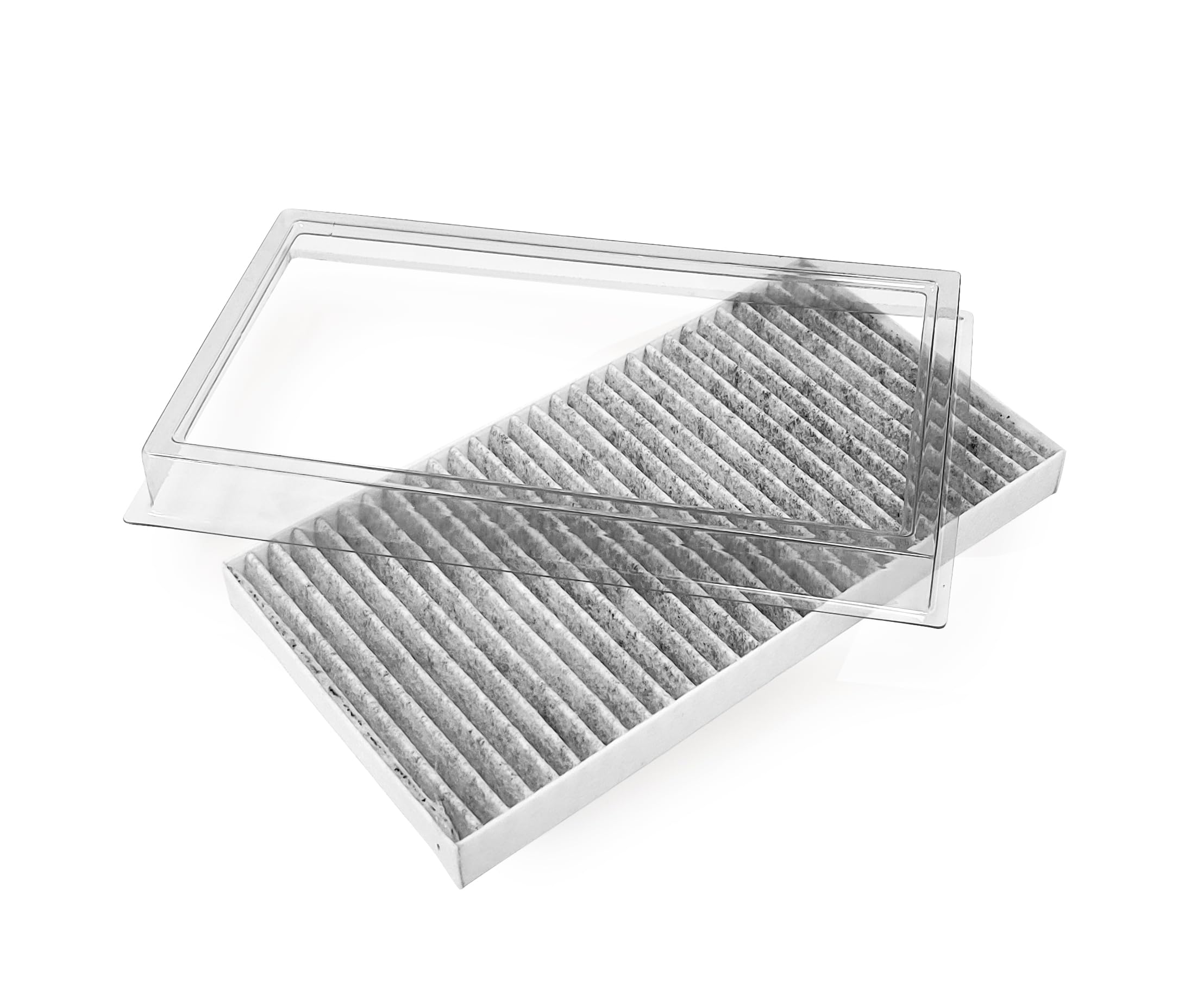 Filtro a carboni attivi per aspiratore per unghie Superturbo da 60 watt montato su tavolo manicure