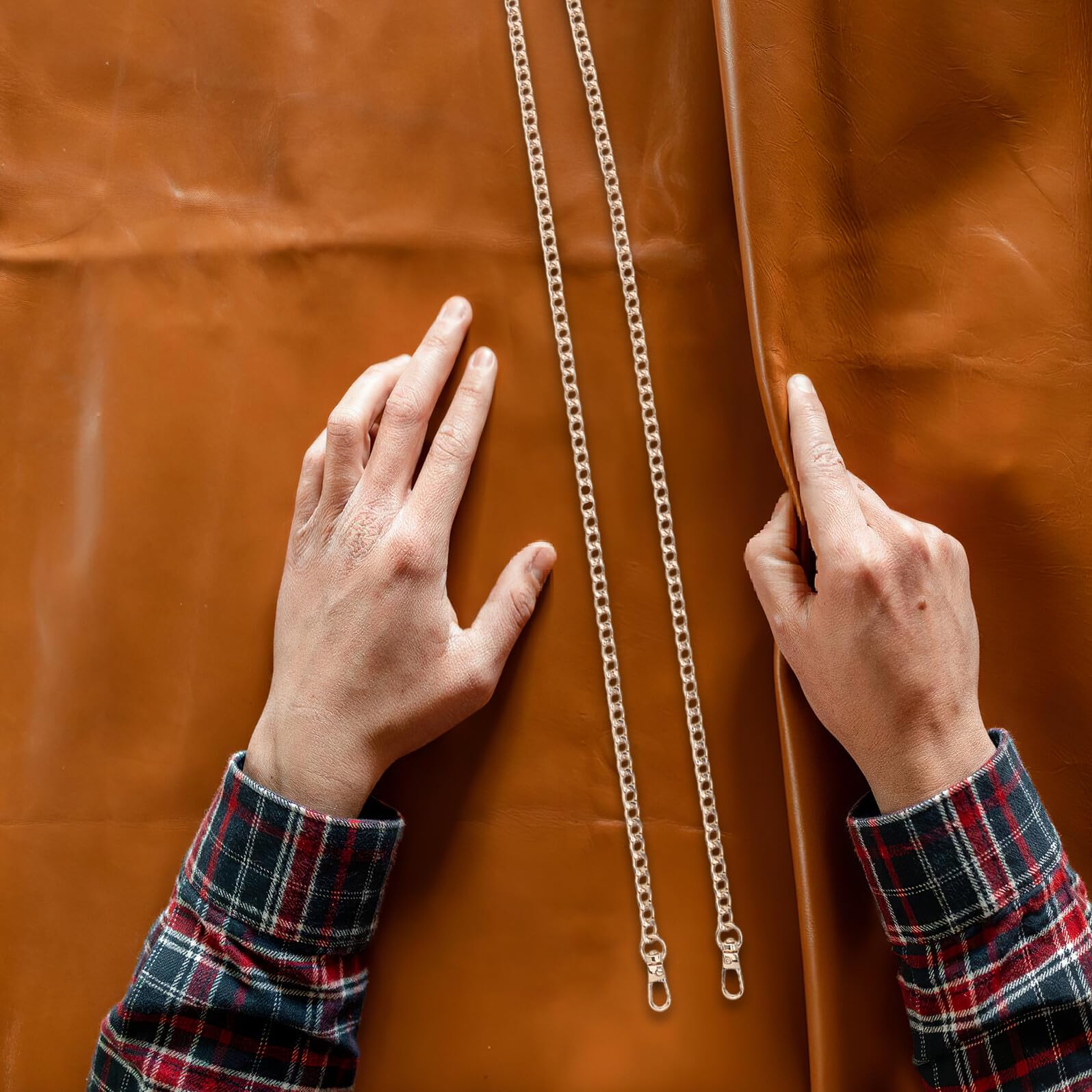 Cadena de Bolso Dorada de Metal 120 Cm 8 Piezas Reemplazo de Cadena para Bolso de Mano y Hombro Multifuncionales y Correas Resistentes para Carteras y Bandoleras