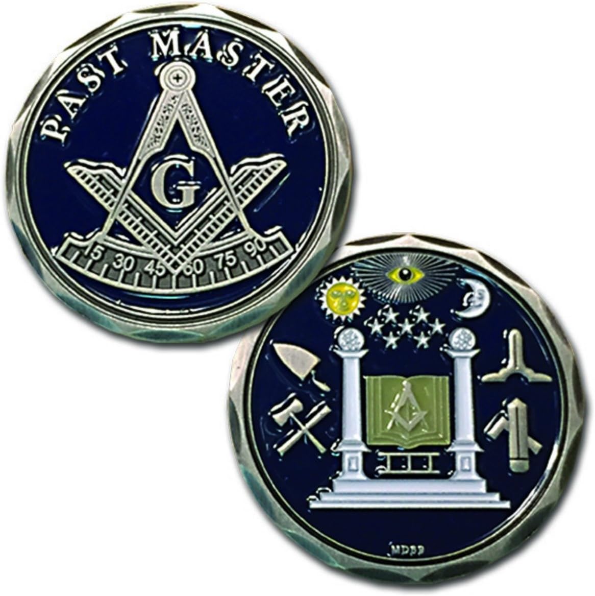 MotorDog69 Masonic Past Master Challenge Coin