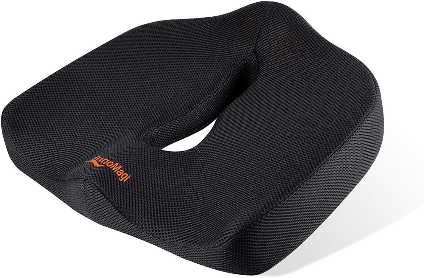 Memory Foam Office Seat Cushion, Car Travel Cushion Orthopedic Pad Coccyx Seat Cushion Portable Breathable Non-Slip Cushion, 100% Pure Memory Foam Cushion, Ergonomic Design to Help Improve Sitting, Relieve Stress-InnoMagi