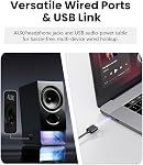 Edifier R20BT USB-Powered Computer Speakers, 2.75" Full-Range Drivers, Bluetooth 6.0, Touch Controls, AUX Input, Headphone Jack, Custom Ambient Light & Sound Profiles via APP - Black