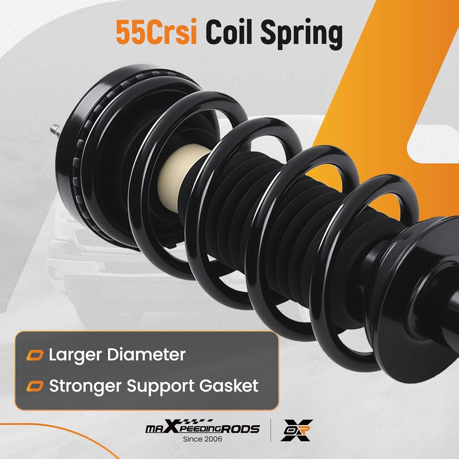 maXpeedingrods 472665 Front Struts for Dodge Charger RWD 2012-2018 Challenger 2012-2014, 2Pcs Front Suspension Left & Right Side Struts Shock Absorbers Assembly with Coil Spring