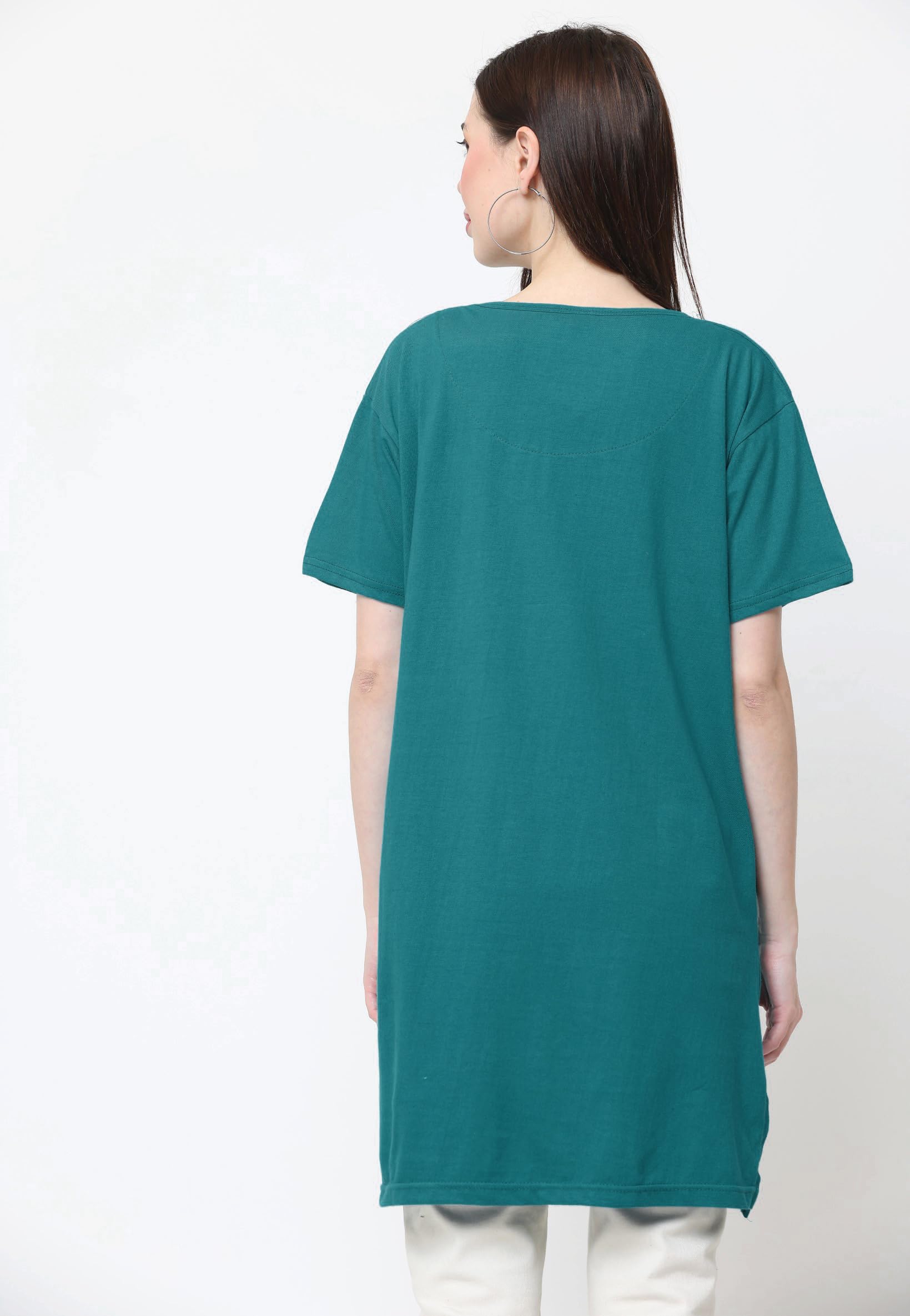 DDASPRATION Women Cotton Printed Long T-Shirt Combo - Image 5 thumbnail