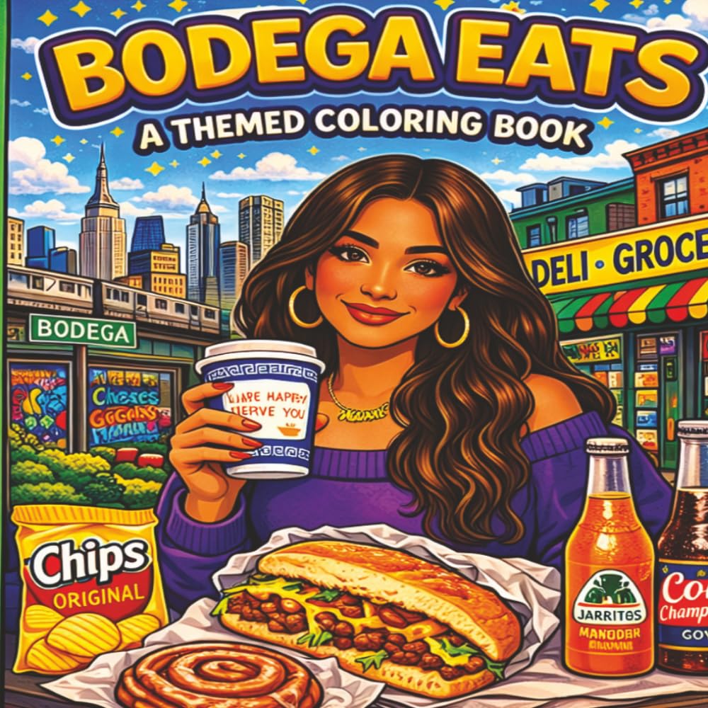 Bodega Eats: A NYC Street Food & Corner Store Coloring Book (NYC Culture Series)