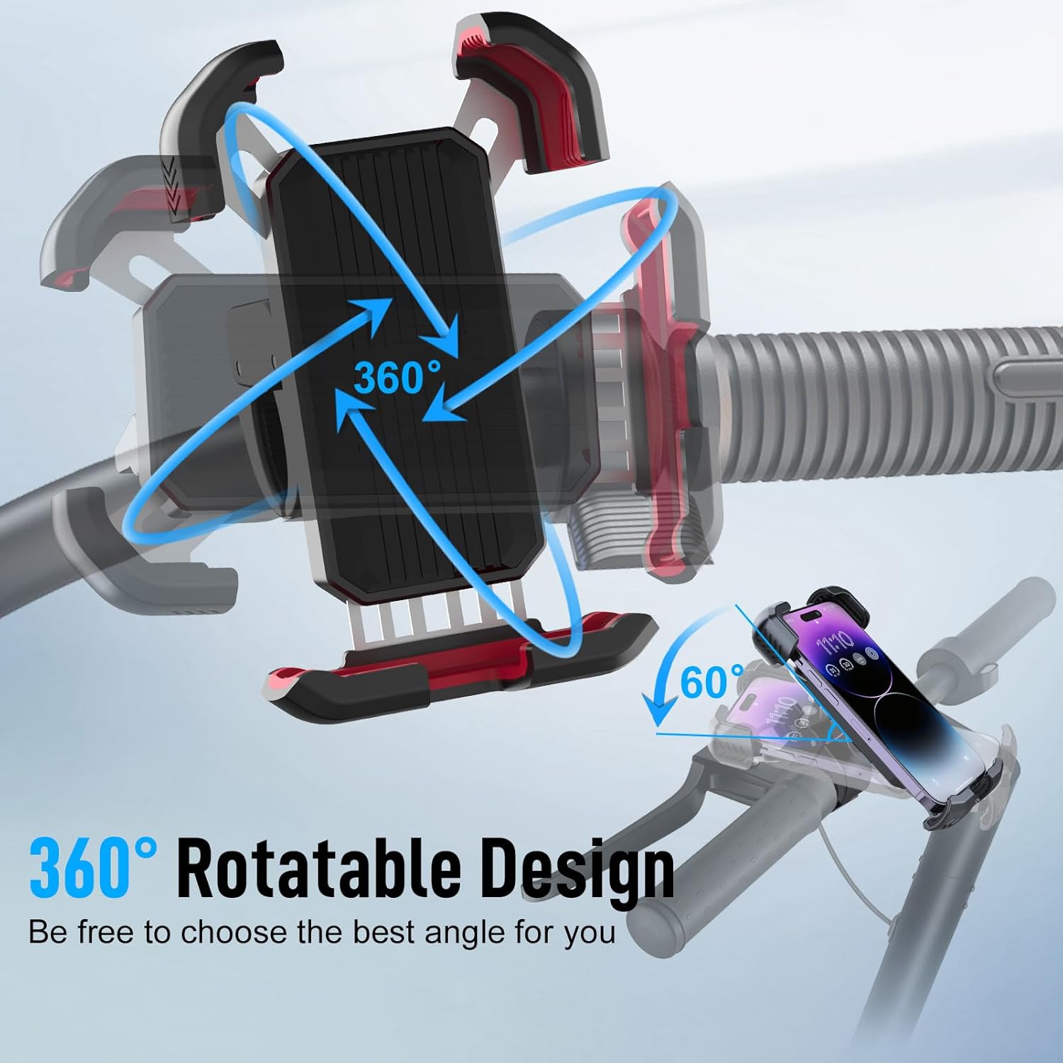360 Degree Rotatable Design for Phone Holder