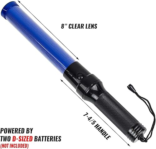 Miniatura 2 de RK - Linterna LED de 16 pulgadas con correa de muñeca, acabado azul