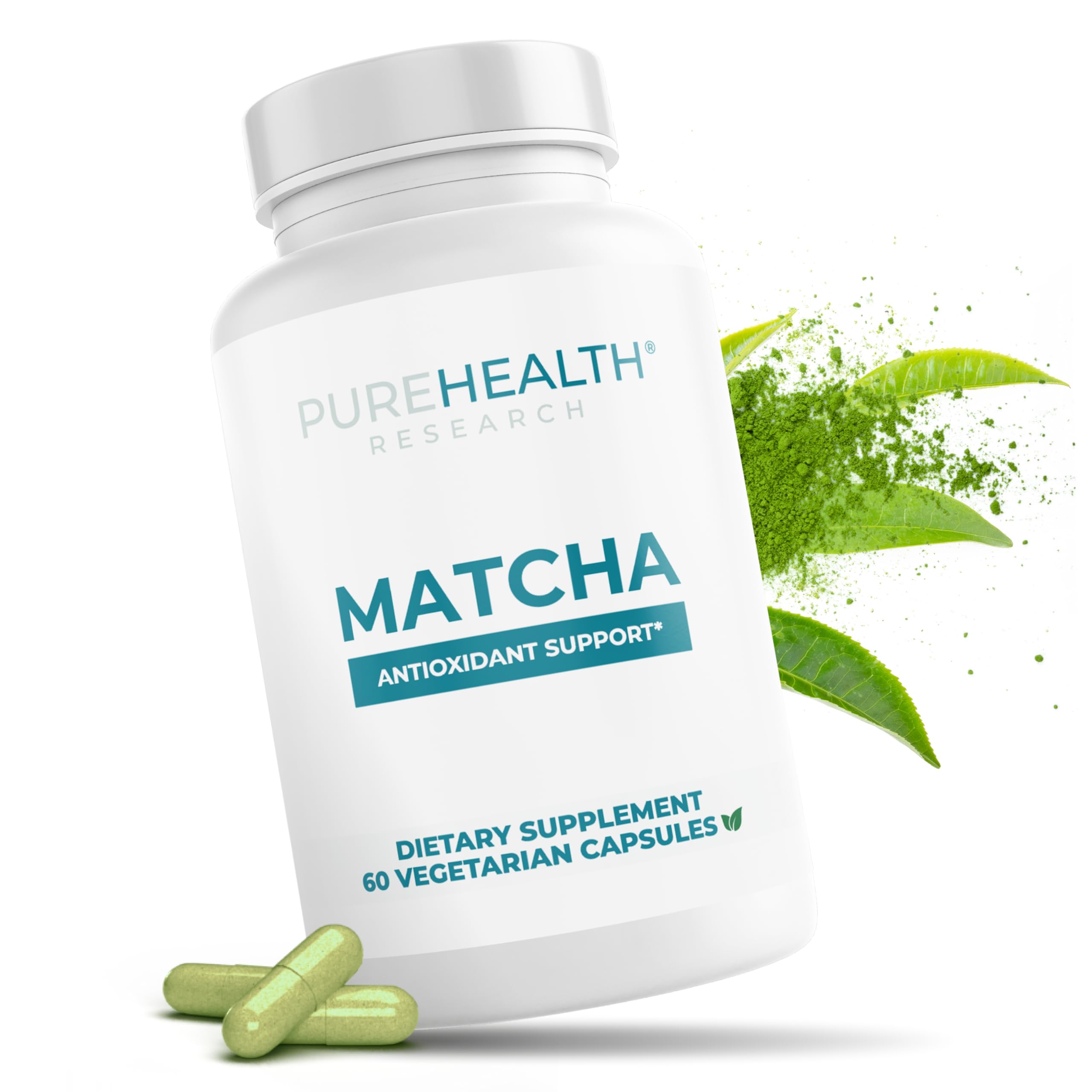 PUREHEALTH RESEARCH Matcha 1000 mg - Organic Matcha - 1 Bottle