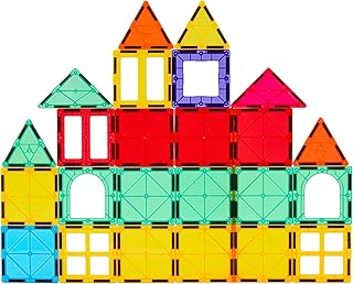 Gemmicc Magnetische Bausteine, Magnetspielzeug Bauklötze für Kinder, STEM-zertifiziertes Pädagogisches Spielzeug, Starter Set Montessori-Spielzeug für Jungen und Mädchen, 34 Teile, ab 3 Jahren