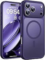 Vista 169 de TOCOL Funda magnética 3 en 1 para iPhone 14 Pro, mejorada [protección completa de cámara] con 2 protectores de pantalla, funda de grado militar