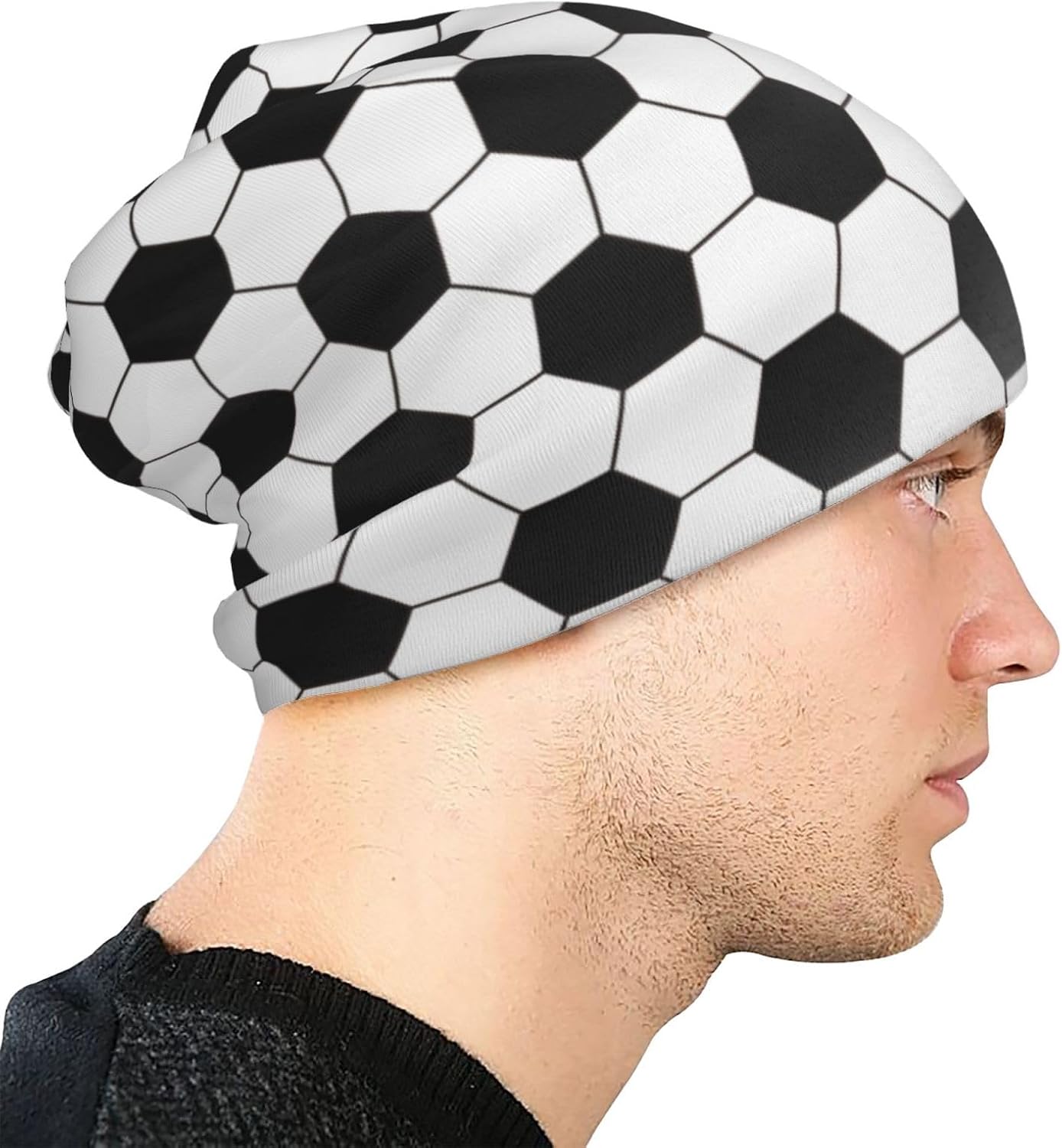 Beanie for Women Men, Warm Stretch Knitted Beanies Hat Casual Slouchy Chemo Cap Cancer Headwear