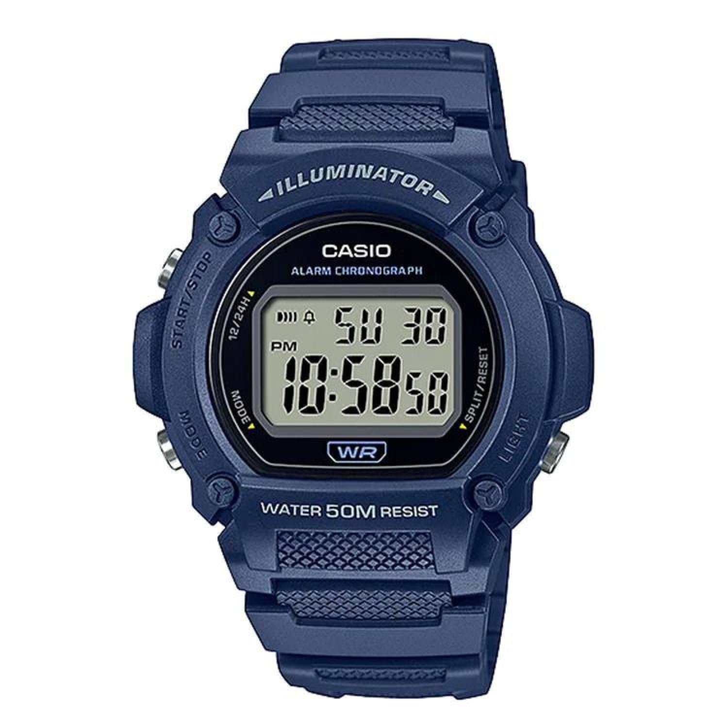 Casio COLLECTION Men W-219H-2AVEF Montre-Bracelet pour hommes Avec alarme