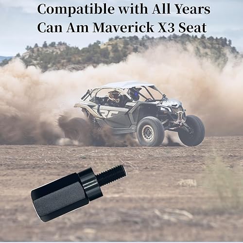 Miniatura 3 de CAN AM X3 Soporte elevador de asiento, 2 piezas, color negro, kit de elevación de asiento de 1.5 pulgadas, compatible con All Years Can Am Maverick