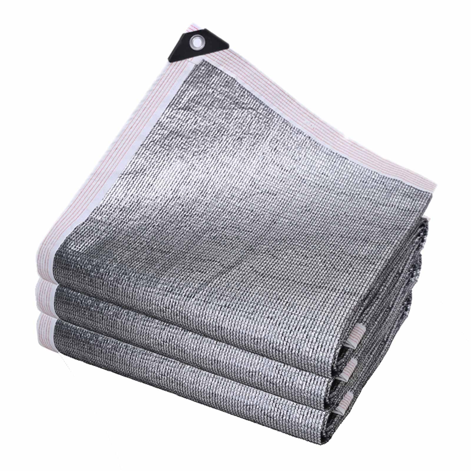 Bâche en maille contre la chaleur : feuille d'aluminium anti-UV pour véranda