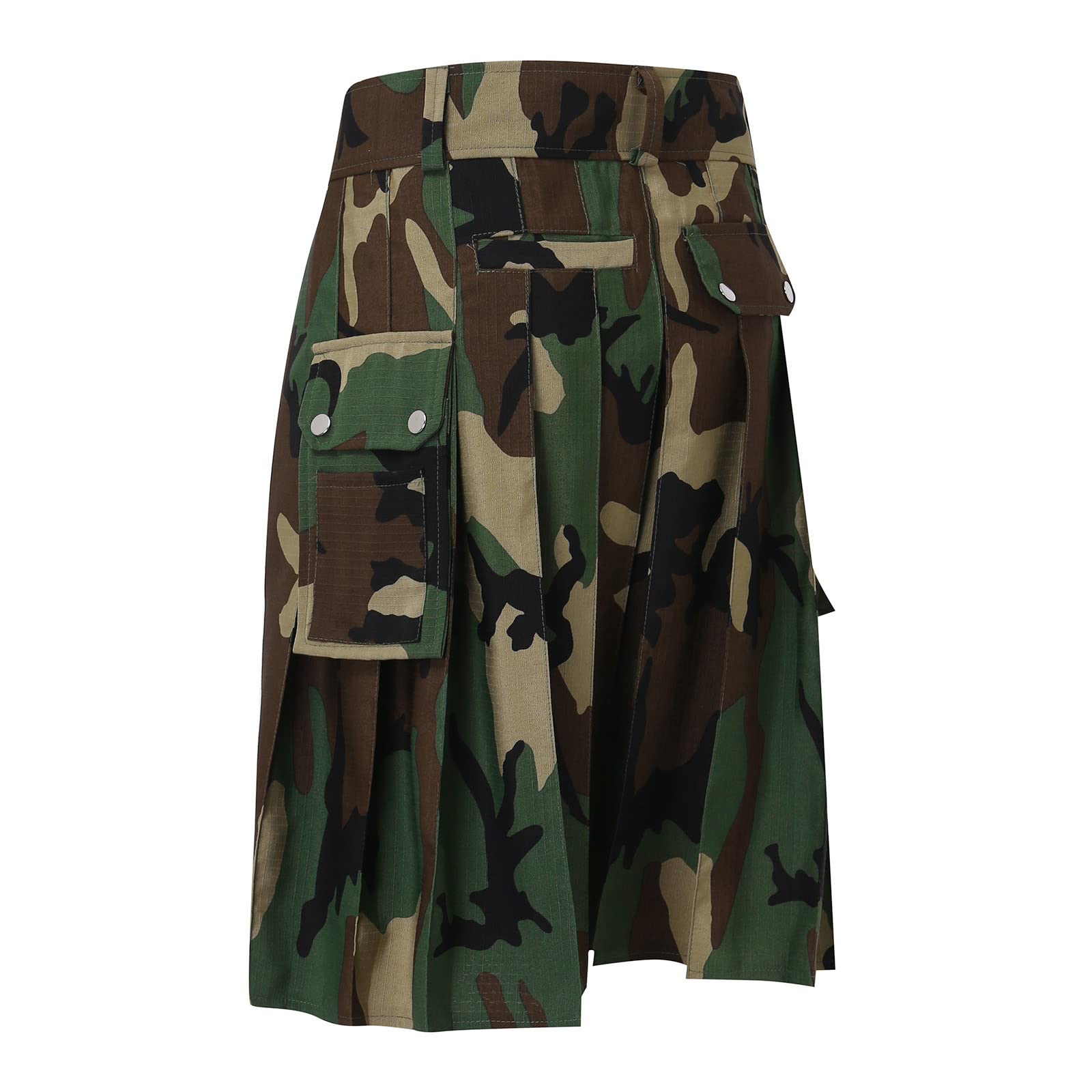Kilt Traditionnel Hommes Mode Jupe écossaise Nouveau Hommes Jupe Utilité Homme Classique Rétro Jupe Médiévale Écosse Plissée Épissure Kilt écossais