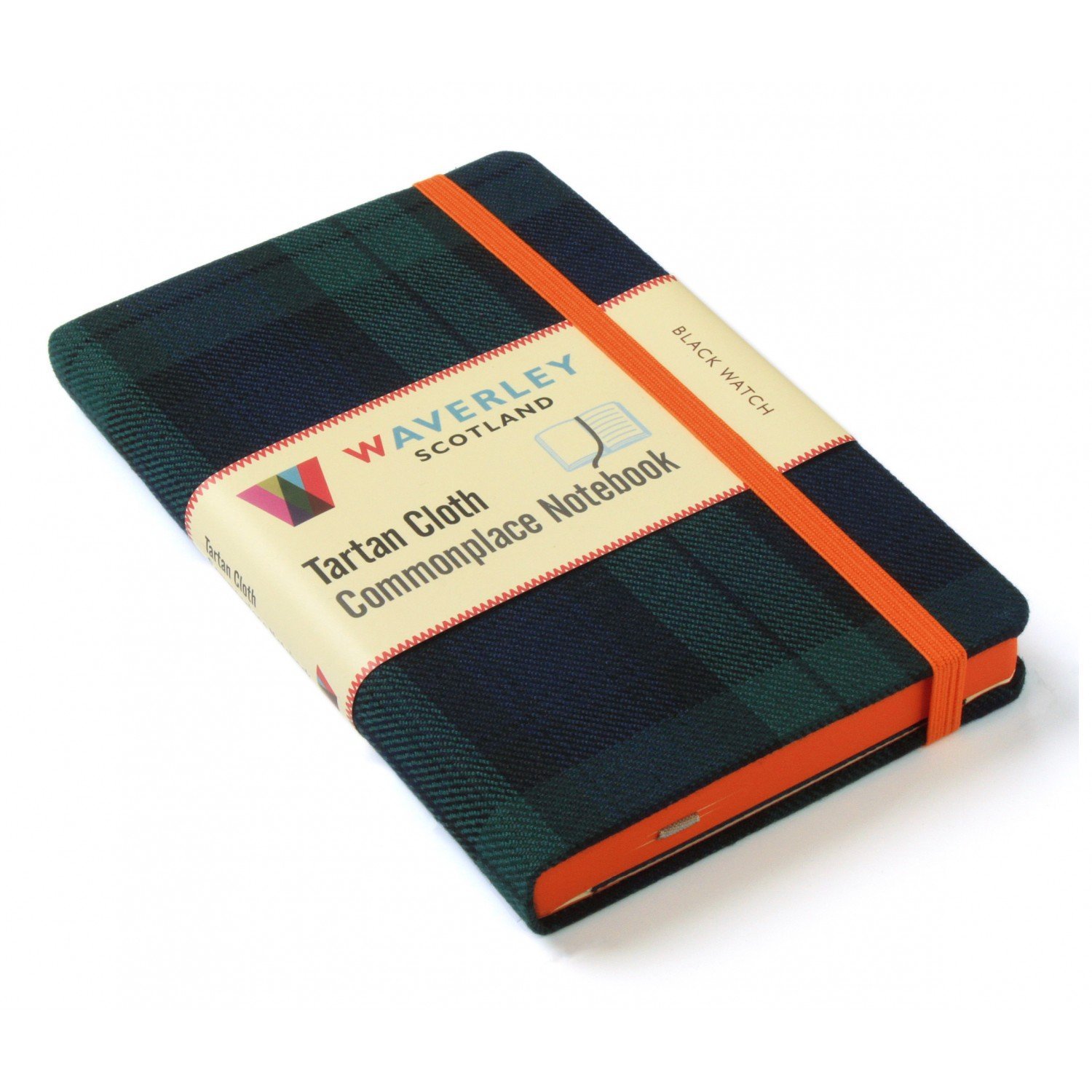 Watch Tartan Notebook Black Large