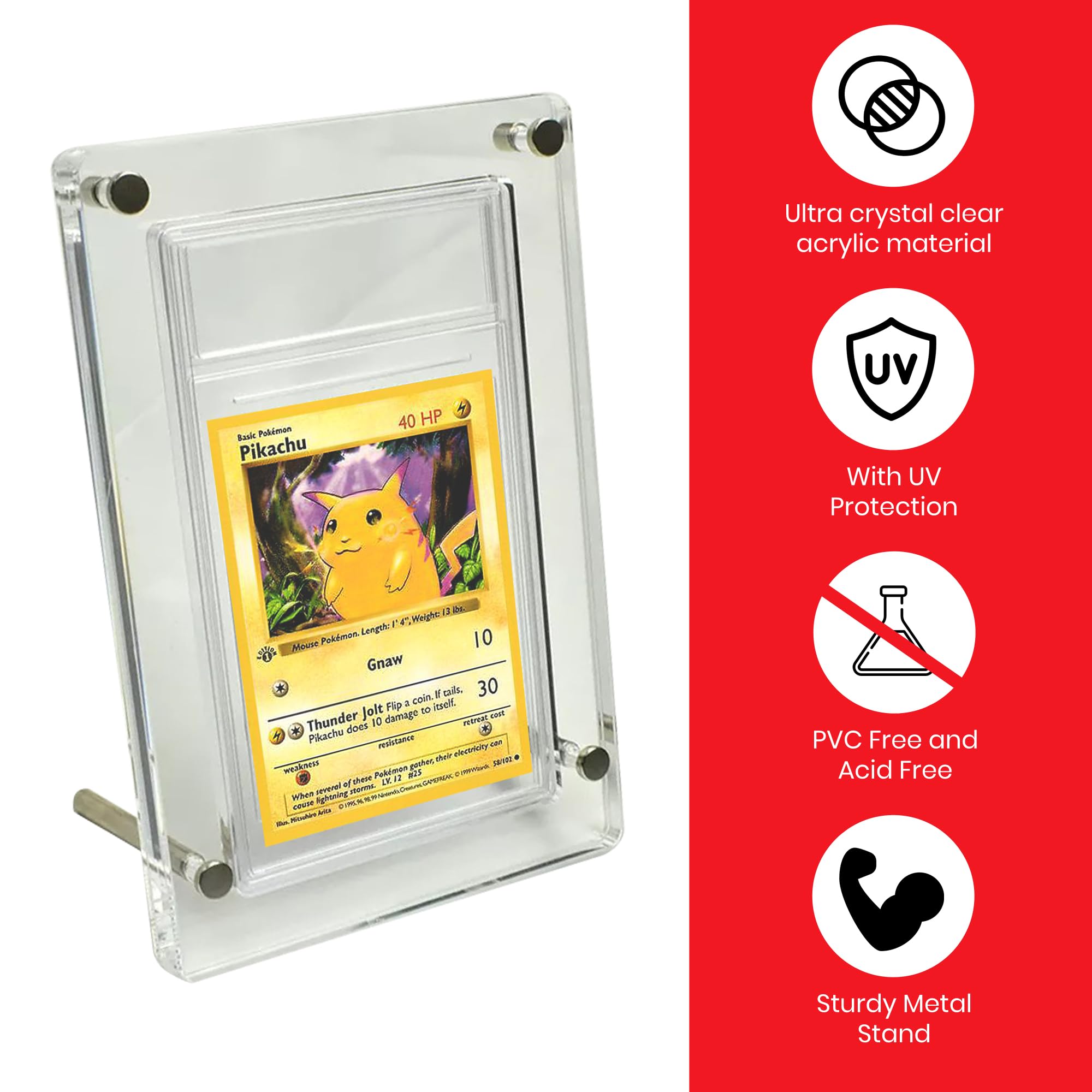 Amazon | アクリルカードディスプレイスタンド ポケモンPSAグレード