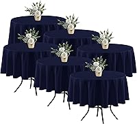 Vista 56 de Fitable - Paquete de 8 manteles rectangulares: telas de mesa lavables, resistentes a las manchas y sin arrugas, cubiertas de mesa reutilizables