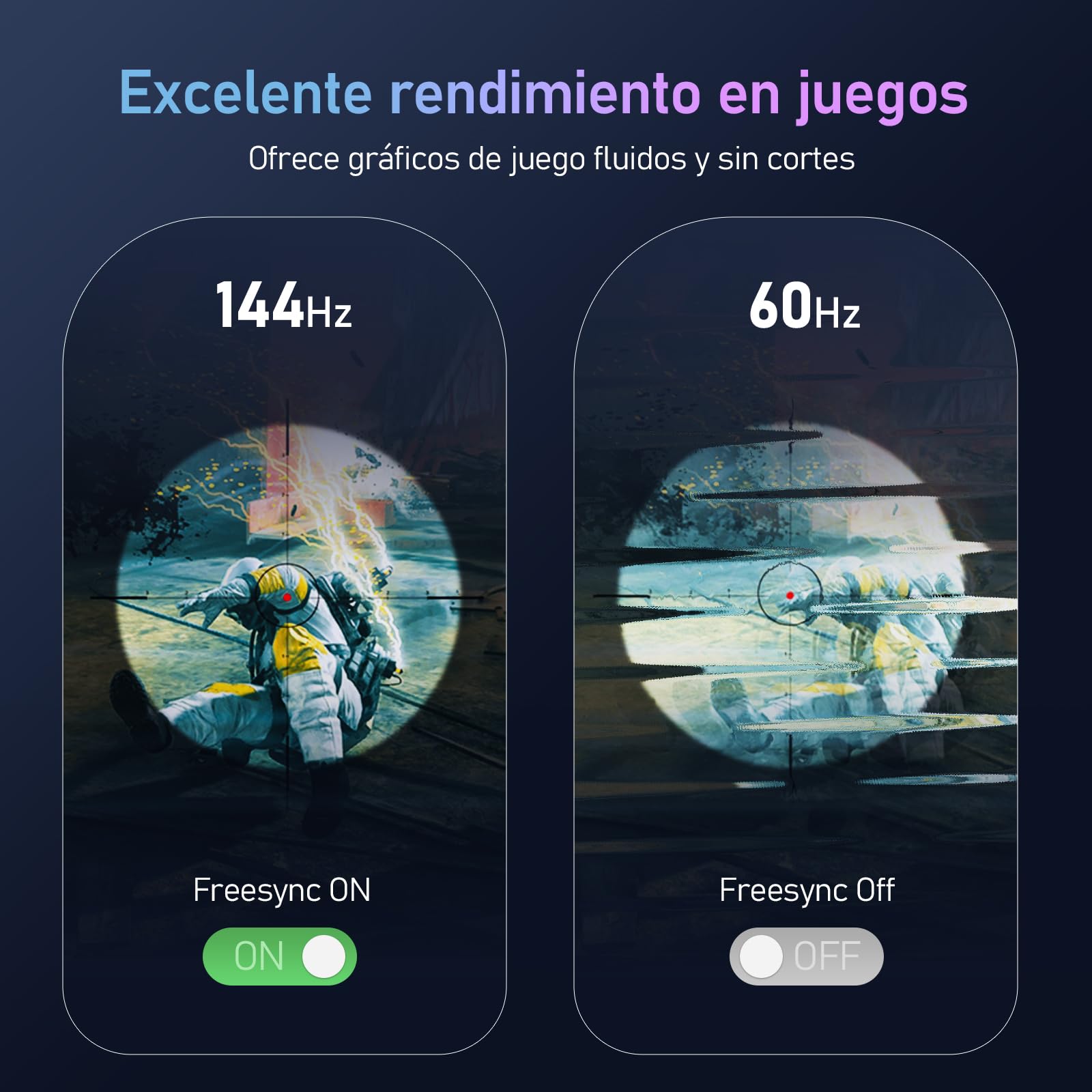 Kinhank 2.5K Pantalla Portátil, 144Hz | 16" | 500Nits | QHD | HDR | 100% sRGB, FreeSync, IPS Eye Care Monitor Portátil, Monitor Gaming para Laptop/PC/MacBook/Phones/Tablet/PS5/4/Xbox/HDMI/USB C