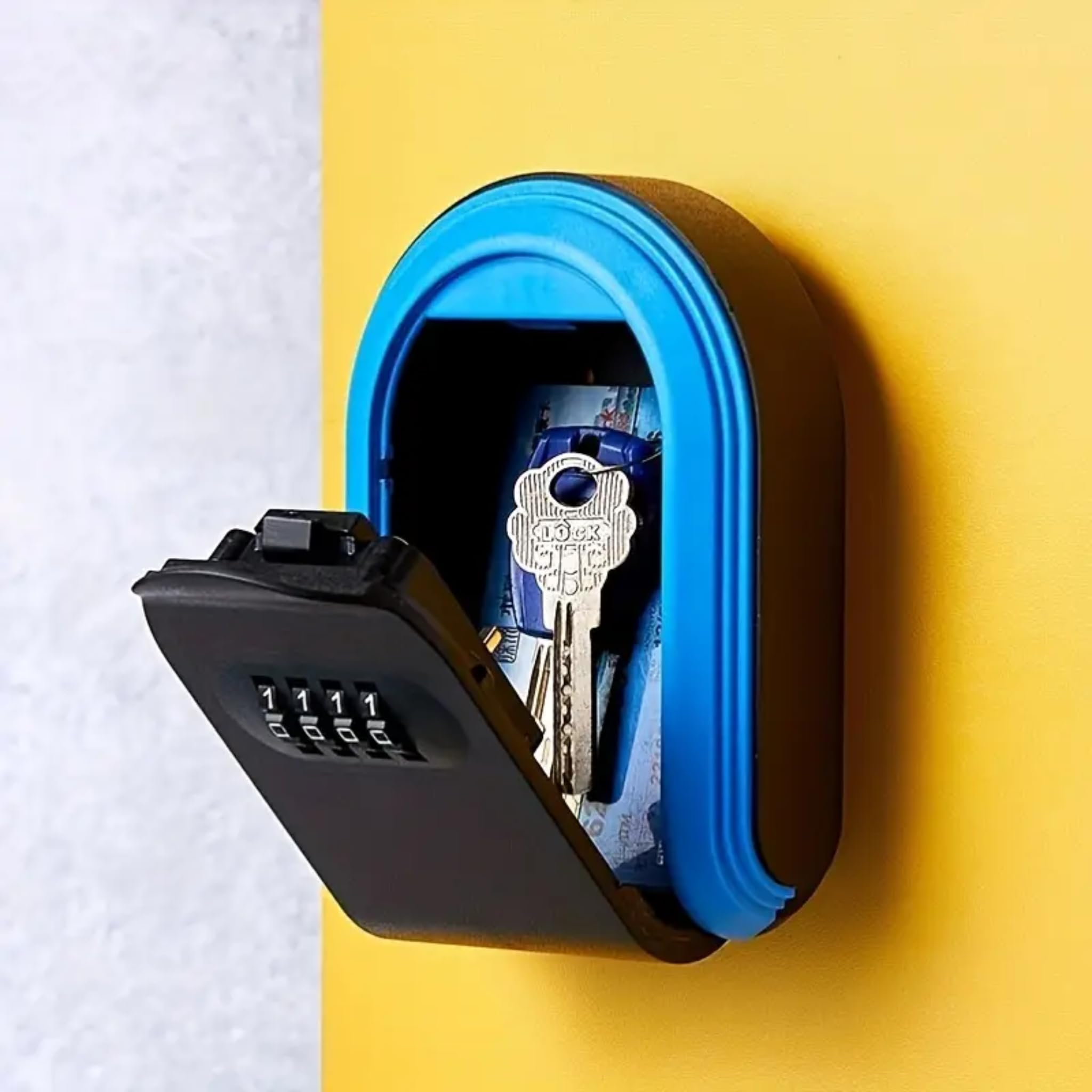 Thingymabob Secure Lockable Key Box with Combination (Black) - Image 3