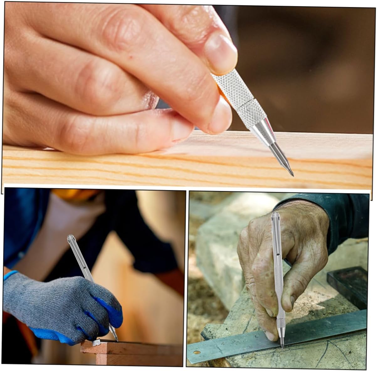 ARTIBETTER 5 Sets Marker Pen Replacement Tips Tungsten Carbide Scriber Engraver Glass Marking Pen Accessories