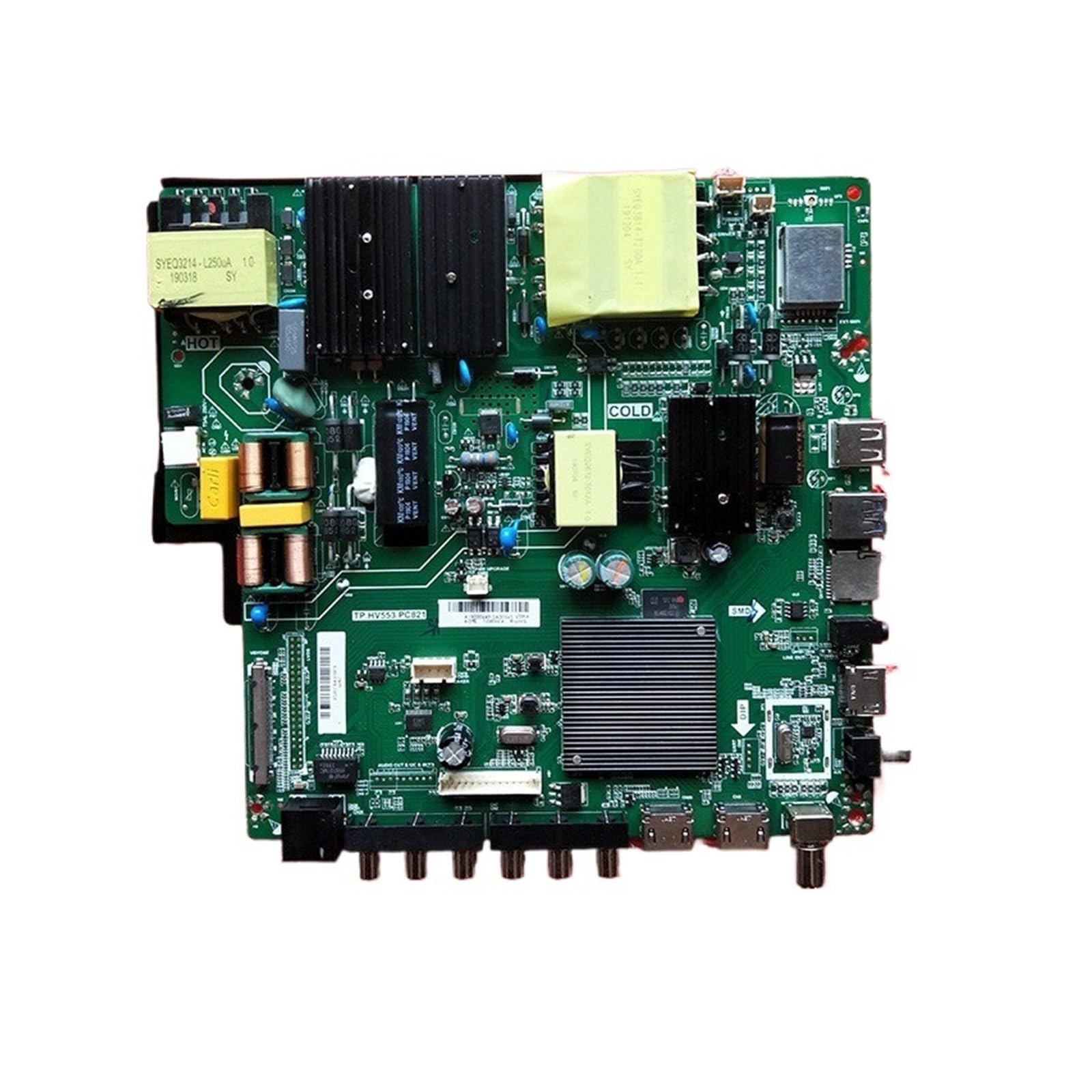 Carte Mère Réseau Wi-Fi Réglable TP.HV553.PC821 À Double Sortie, Simple Et Double Lecteur, 1 Go + 8 Go, 4 Cœurs, Compatible Avec Les Cartes Mères 4KTV