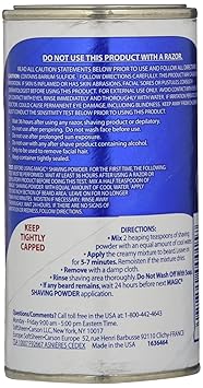 Magic Shaving Powder Blue Regular Strength 5 oz (Pack of 12)
