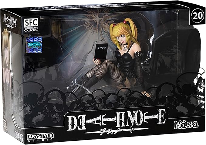 ABYSTYLE Studio Death Note Misa SFC Collectible PVC Figure Statue Anime Manga Figurine Home Room Office Décor Gift