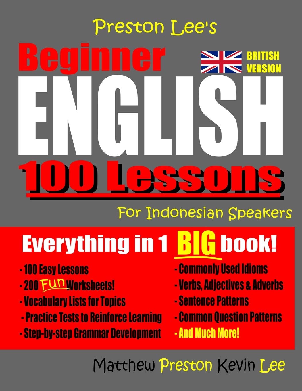 Preston Lee's Beginner English 100 Lessons For Indonesian Speakers (British)