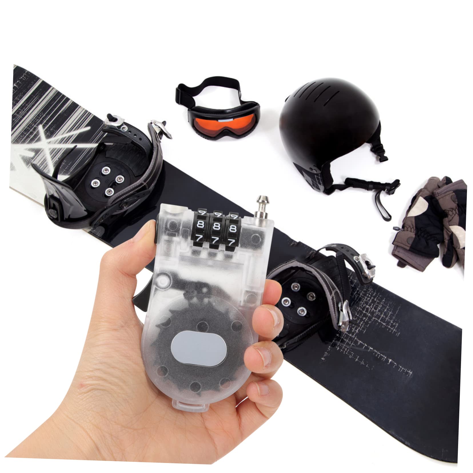 BESPORTBLE Lot De 5 Antivols À 3 Combinaisons Pour Snowboard Et Scooters