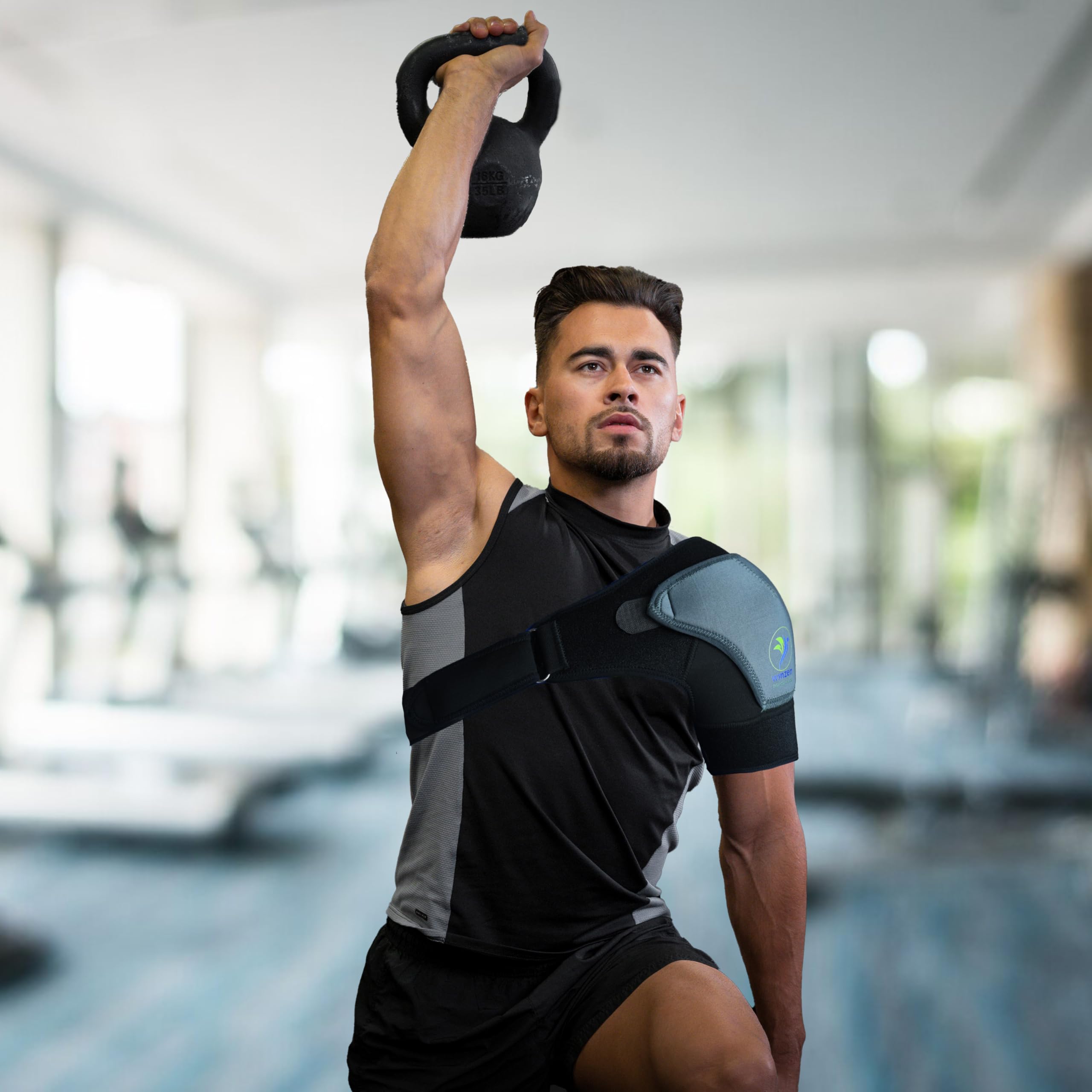 Wynzen Shoulder Support Belt for Men and Women | Shoulder Pain Relief Products | Adjustable Shoulder Belt for Men | Comfortable Shoulder Support for Women - Image 2 thumbnail
