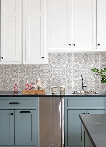 Miniatura 4 de Wall Pops WPBS4648 Dawson - Calcomanías de pared, color gris