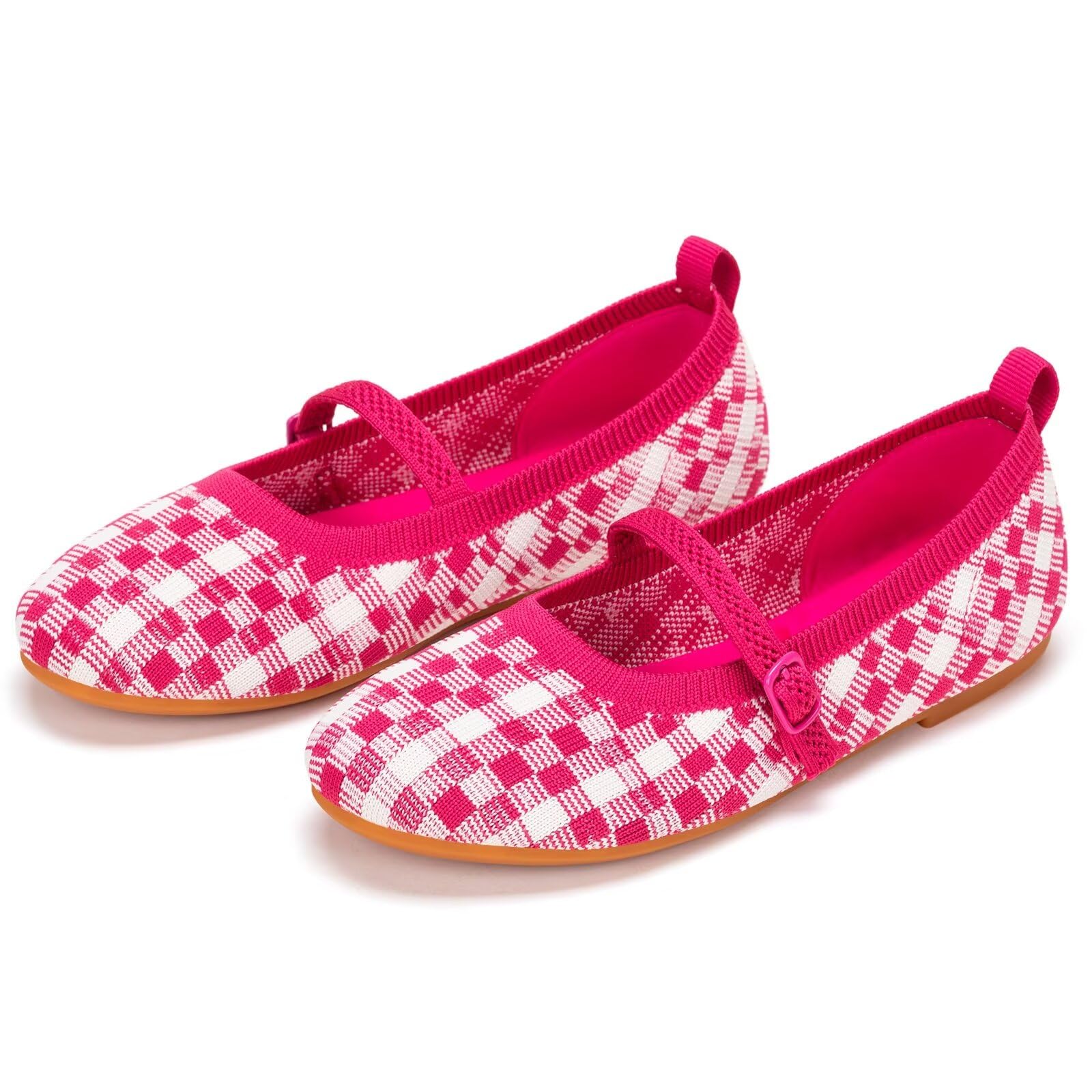 Frank Mully Girls Dress Shoes Mary Janes Girl Flats Slip on Ballet Flat Party School Shoes Rose Toddler/Little Kid/Big Kid