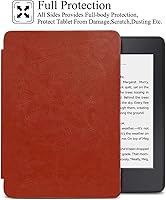 Vista 2 de Funda para Kindle Paperwhite 2018, delgada funda protectora de piel sintética con función de apagado y encendido automático para Kindle Paperwhite
