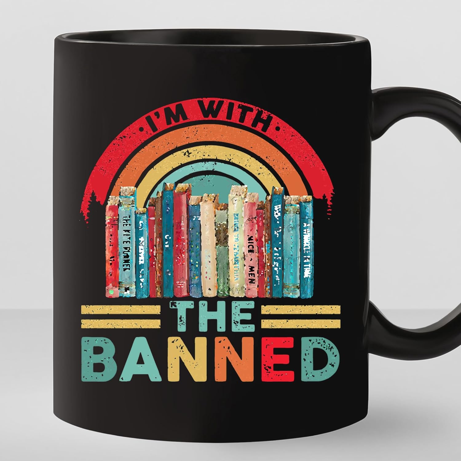 TODOLIA 11Oz I'm With The Banned Coffee Mug, Funny Banned