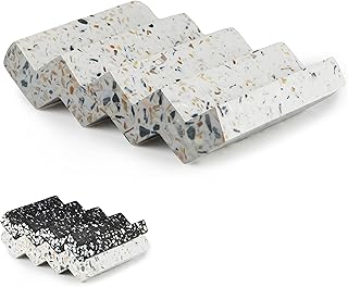 Tapeera Zig Zag Jesmonite Terrazzo Stone Soap...,